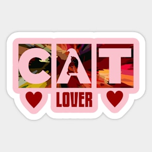 CAT LOVER Sticker